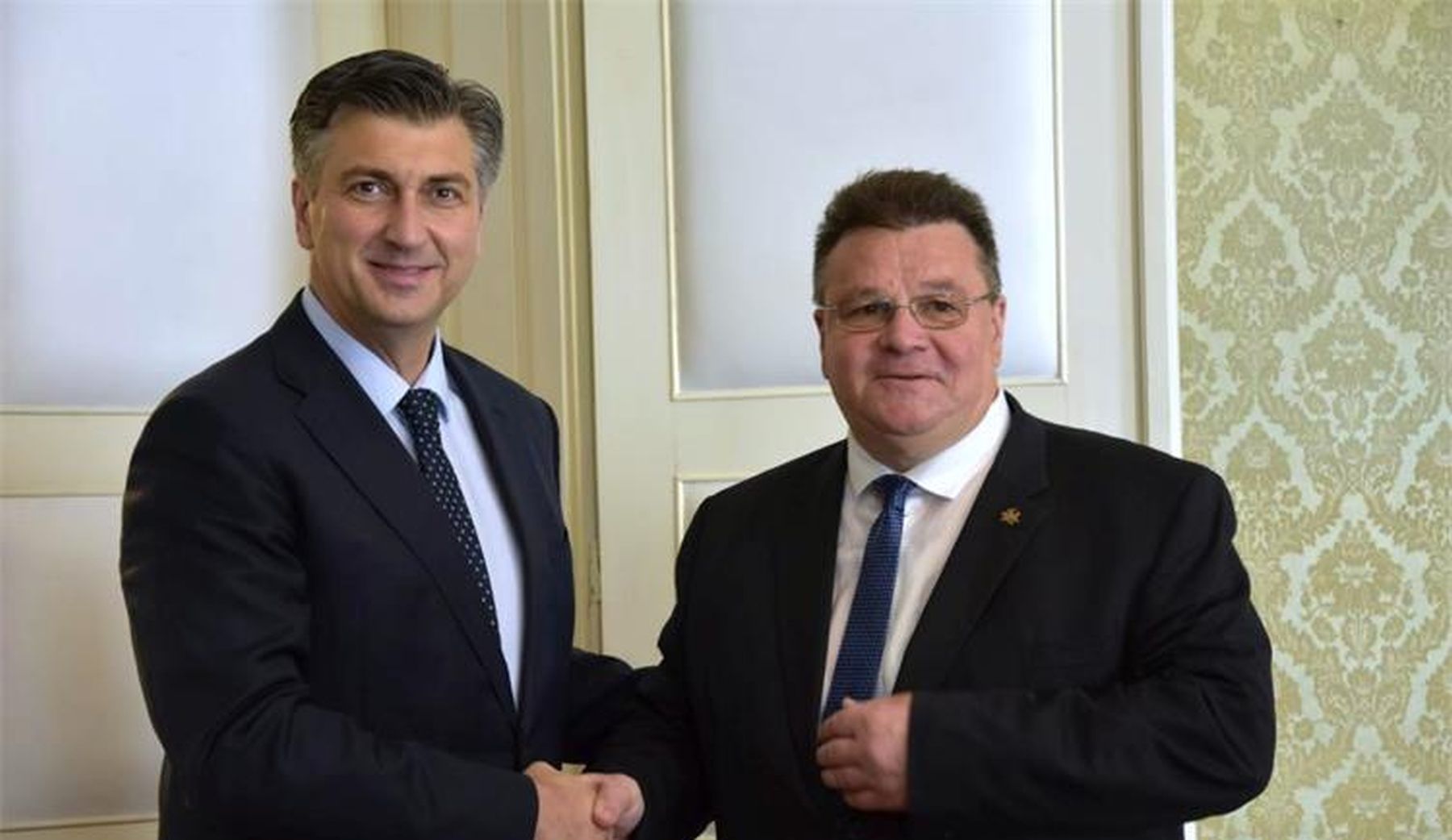 Plenković i Linkevičius razgovarali o VFO-u, LNG-u i gospodarskoj suradnji