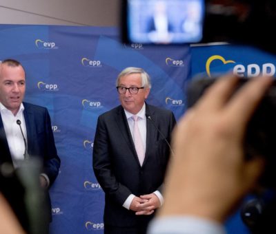 Manfred Weber i Jean-Claude Juncker