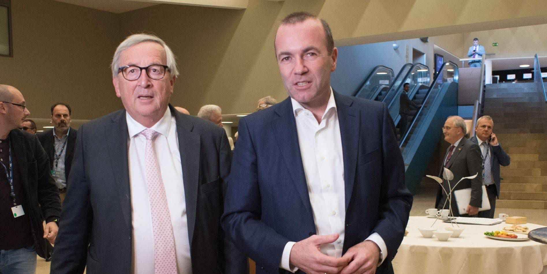 Jean-Claude Juncker i Manfred Weber