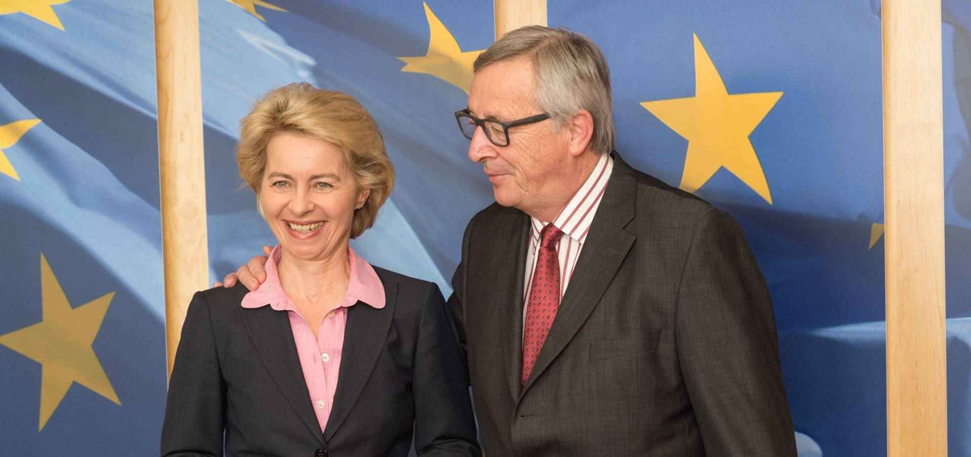 Ursula von der Leyen i Jean-Claude Juncker
