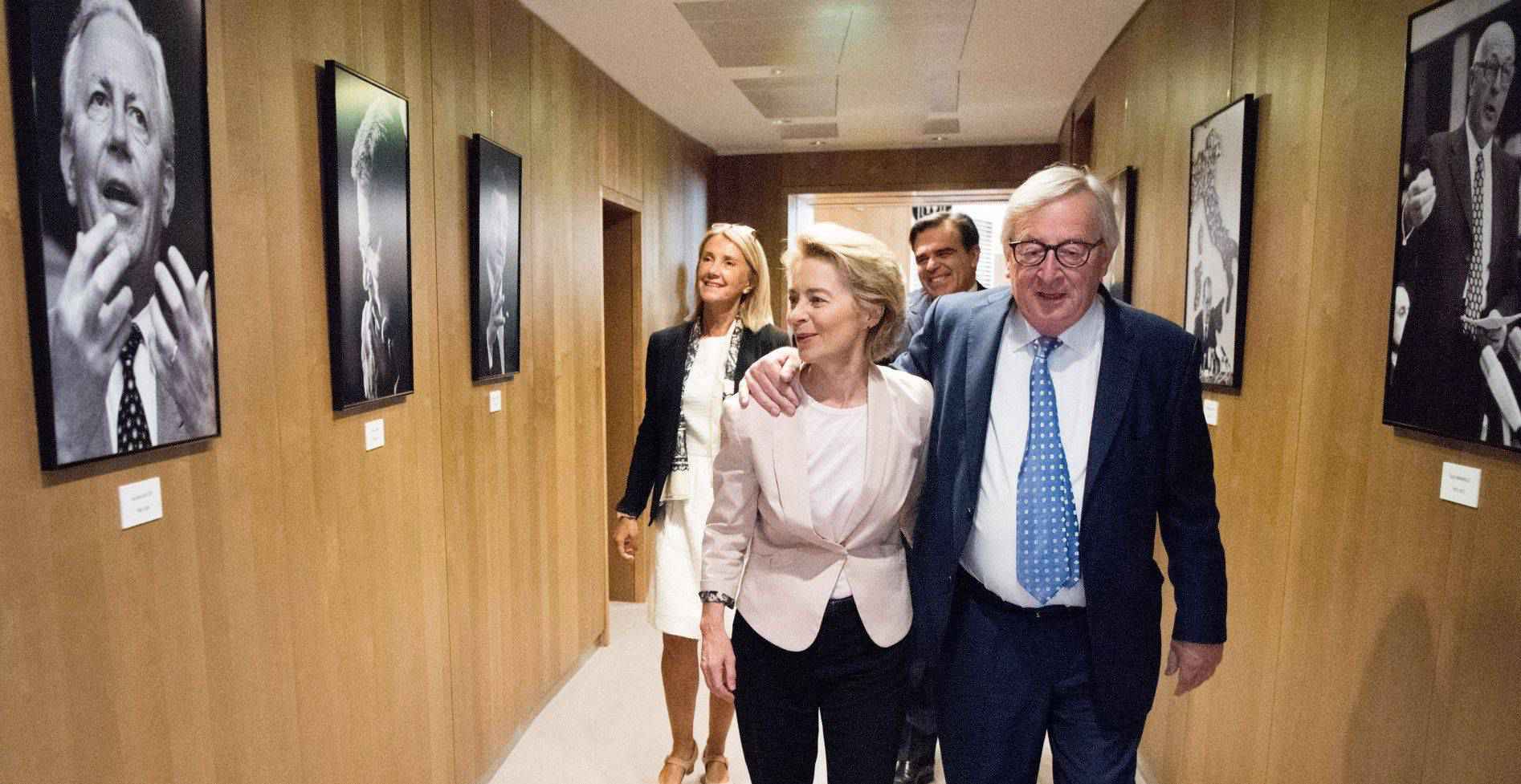 Ursula Von der Leyen i Jean-Claude Juncker