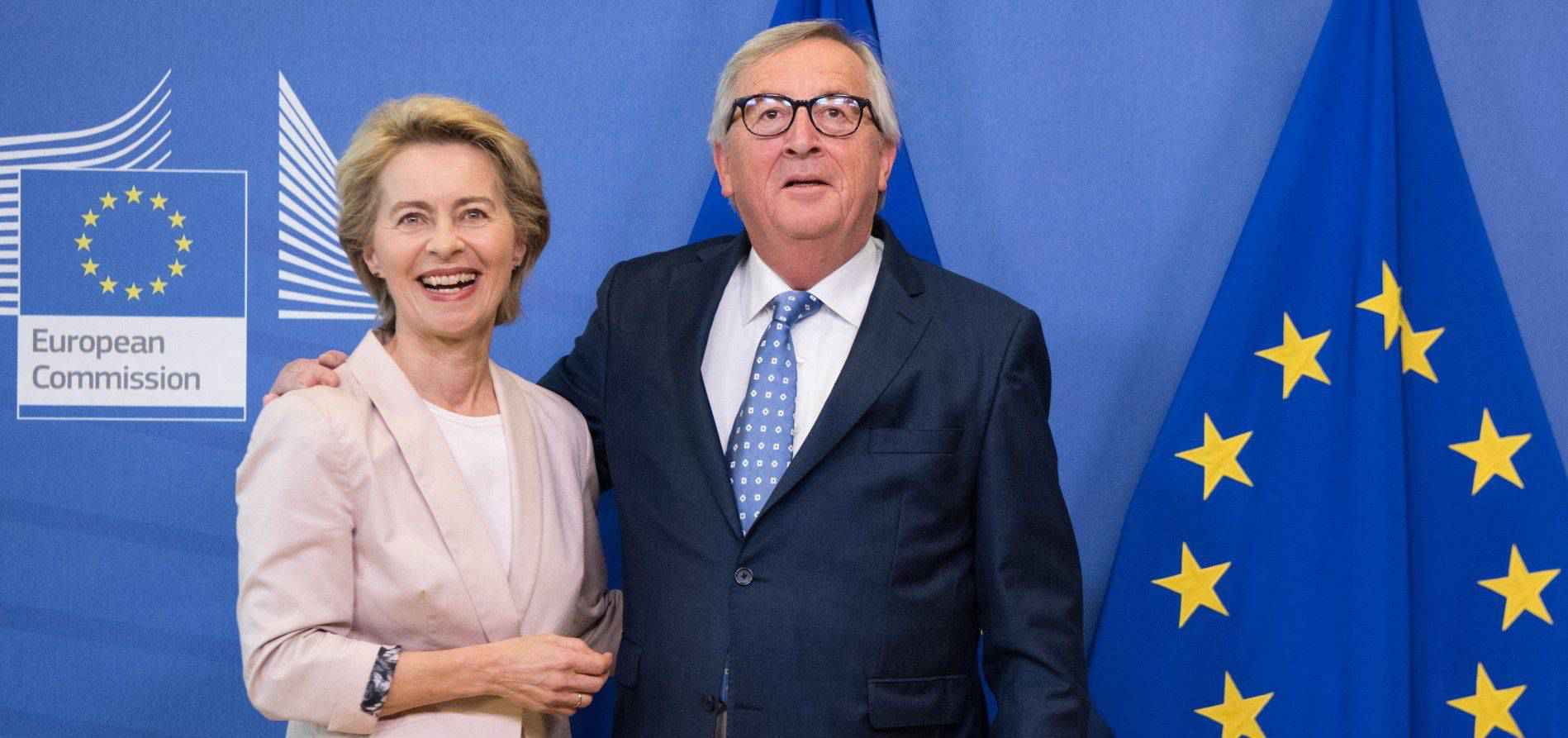 Ursula von der Leyen i Jean-Claude Juncker
