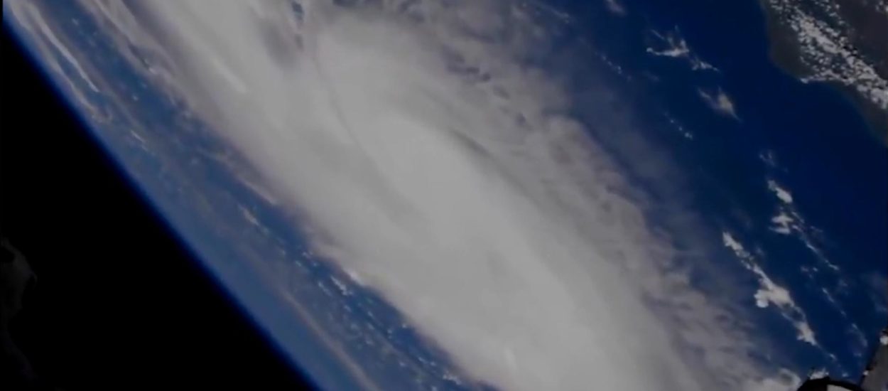 Oko Doriana očima Međunarodne svemirske stanice: VIDEO