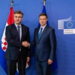 Andrej Plenković i Valdis Dombrovskis