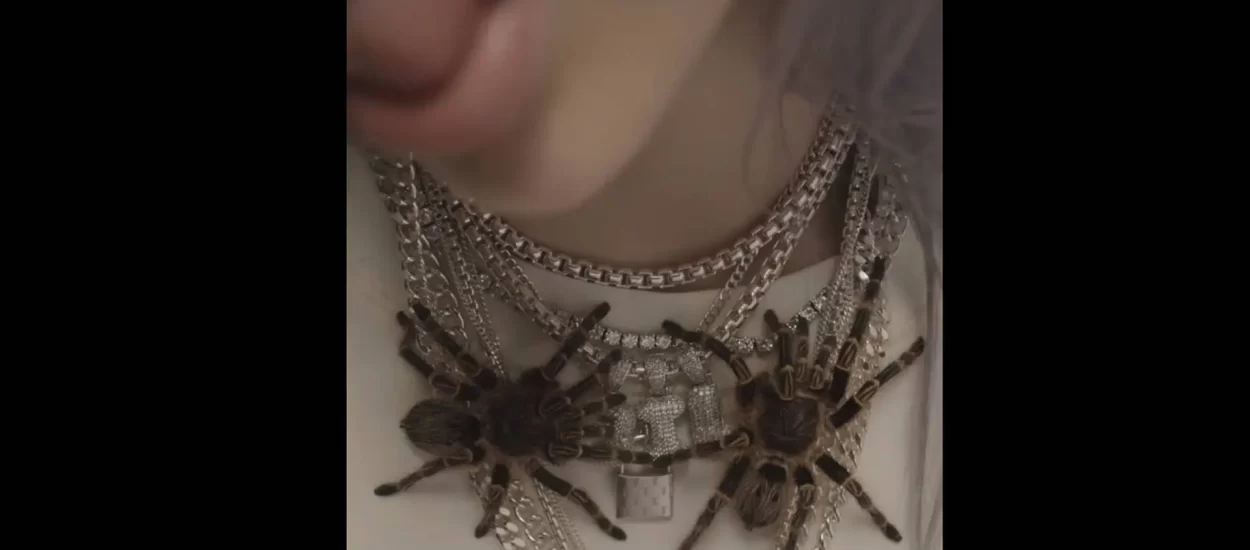 Spot u kojem Billie Eilish nosi krunu s križevima i paucima je pretty cool, ili?