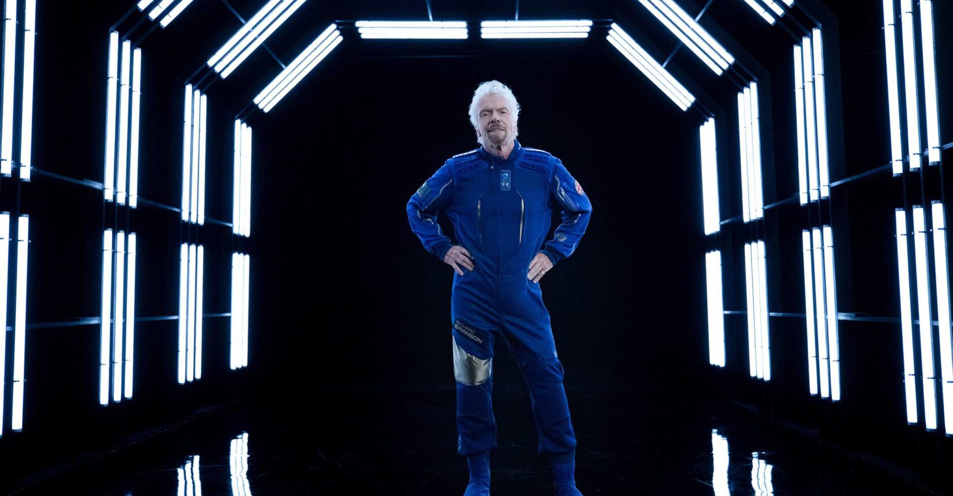 Richard Branson spacesuit