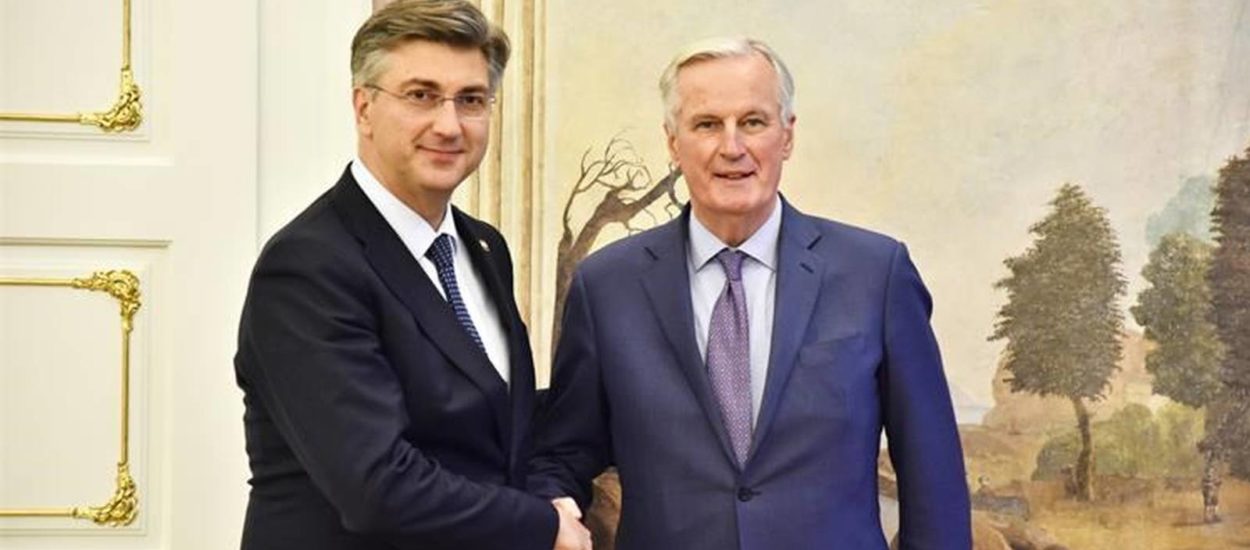 Plenković i Barnier razgovarali o brexitu, prioritetima i zagrebačkom summitu  