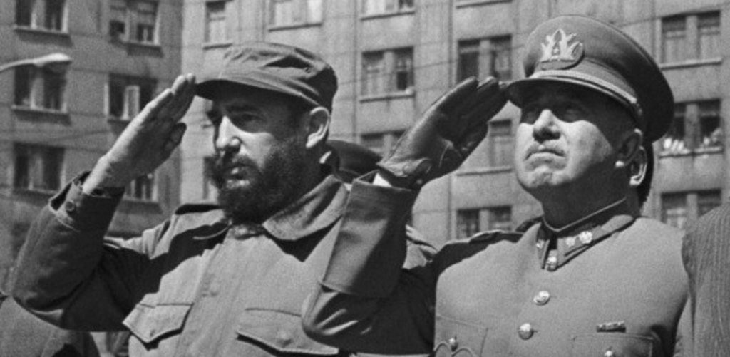 Fidel Castro i Augusto Pinochet