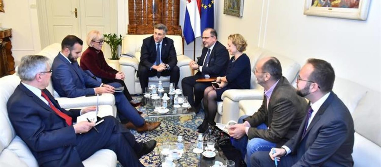 Plenković primio predsjednika Europskog gospodarskog i socijalnog odbora