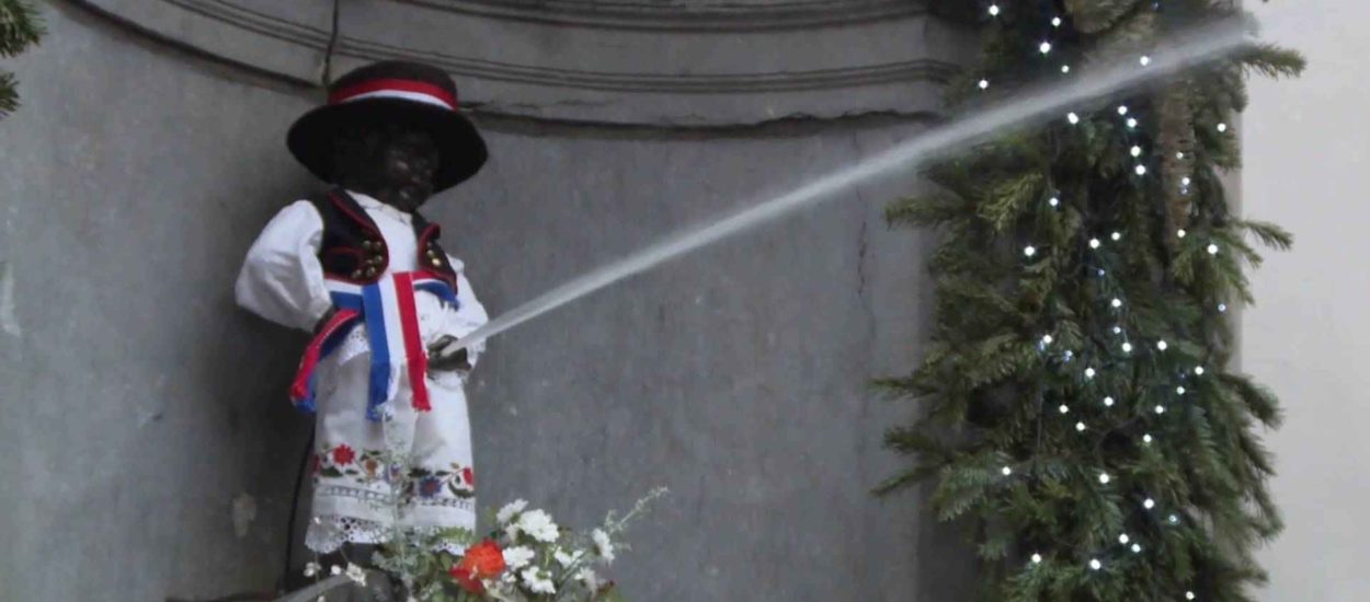 Bruxelleski kipić dječaka koji piški u srijedu u hrvatskoj narodnoj nošnji: EU brifing