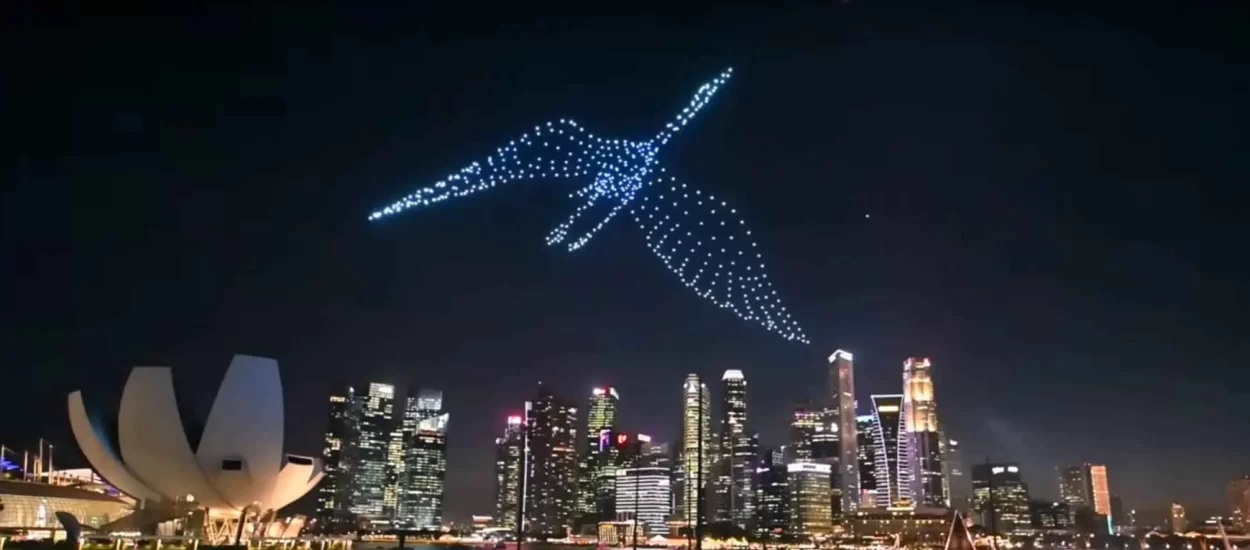 Veličanstveni lightshow dronovima na Zvjezdanom otoku: VIDEO