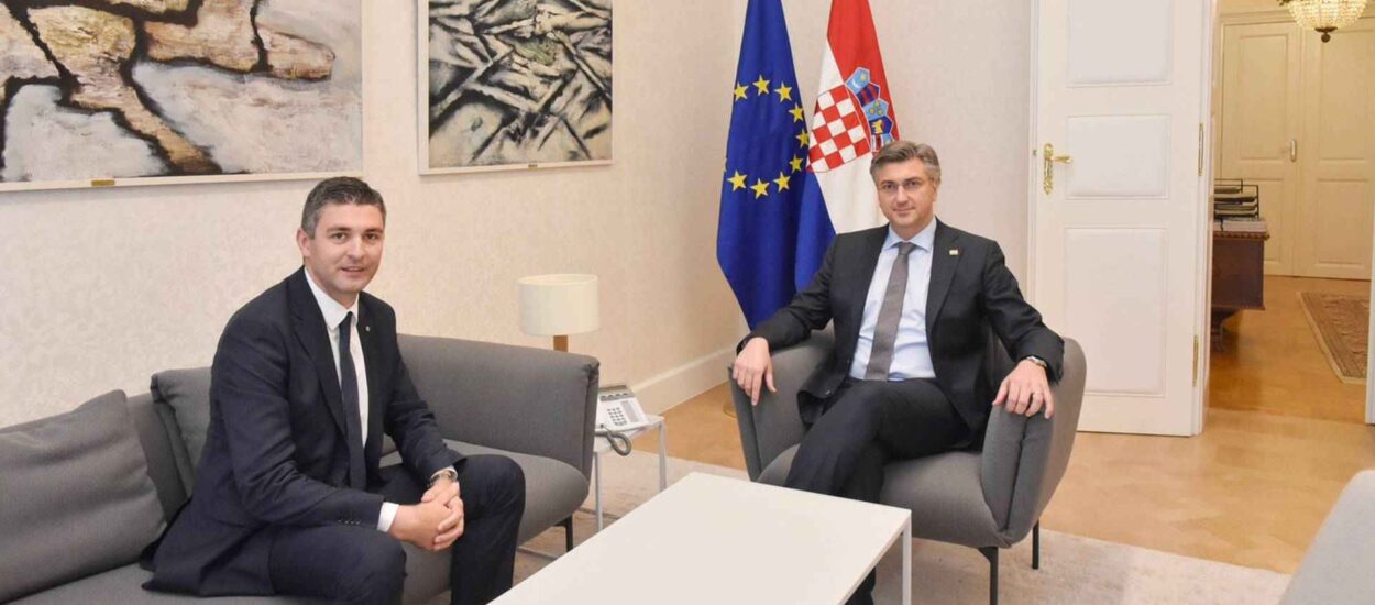 Plenković i Franković razgovarali o turizmu, privatnim avionima i mega jahtama u Dubrovniku