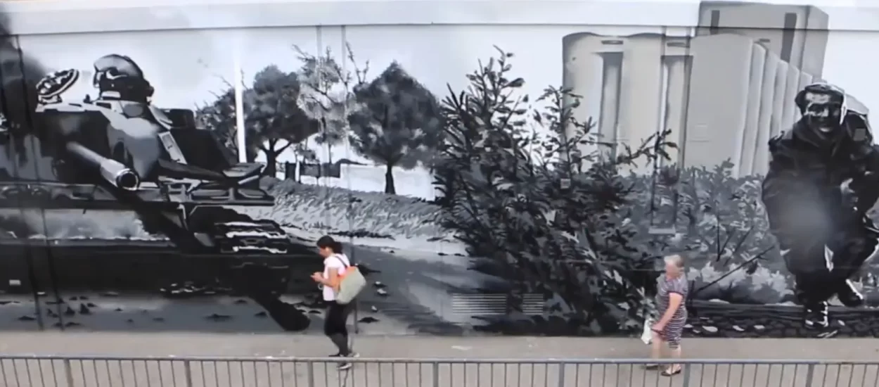 Mural BBB-a na Čulinečkoj – ‘gdje paklena sila svoj zadnji ples vrti’: VIDEO