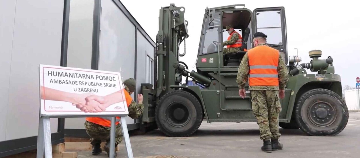 Privatne donacije iz Srbije osigurale 25 kontejnera za unesrećene u potresu | VIDEO