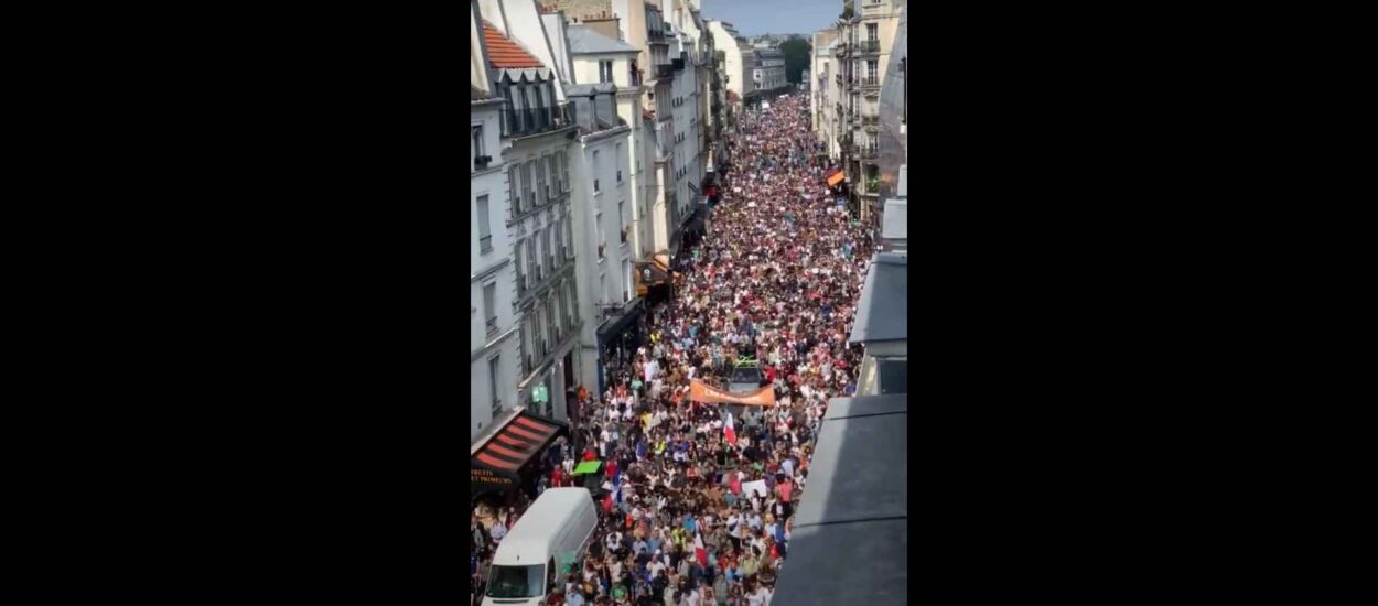 Francuska: više od 100,000 ljudi i 137 marševa protiv prisilnog cijepljenja i covid propusnica