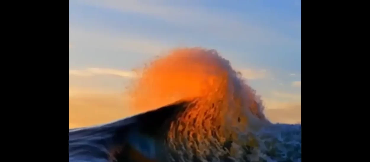 Divotni val ožaren suncem | VIDEO