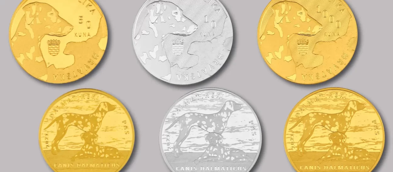 HNB ponudio ‘999 (zlatnih) dalmatinaca’, druge pasminom inspirirane kovanice | FOTO