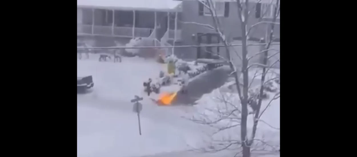 Plameniranje snijega | VIDEO