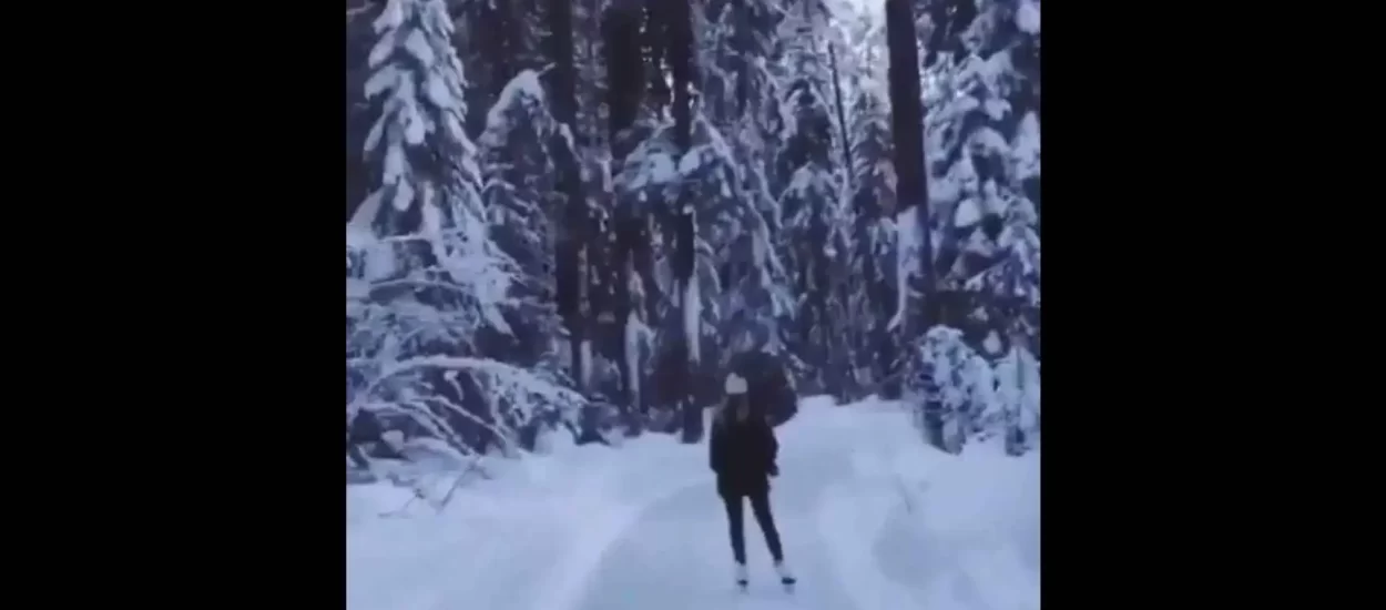 Klizanje kroz winter wonderland | VIDEO