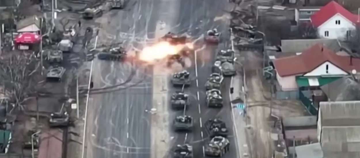 Zasjeda u predgrađu Kijeva nanijela velike gubitke ruskoj tenkovskoj pukovniji | VIDEO