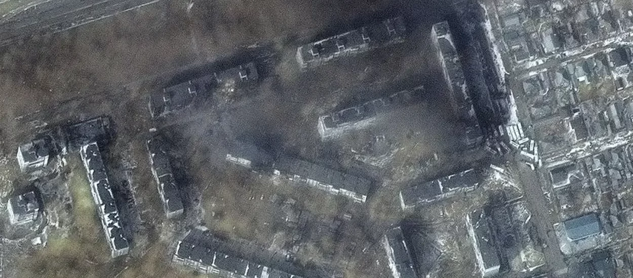 Satelitske slike svjedoče razaranju Mariupolja | Maxar Technologies