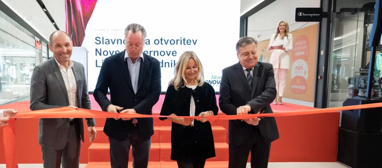 U Ljubljani otvoren sa 70 milijuna eura obogaćen, kolosalni trgovački centar Supernove