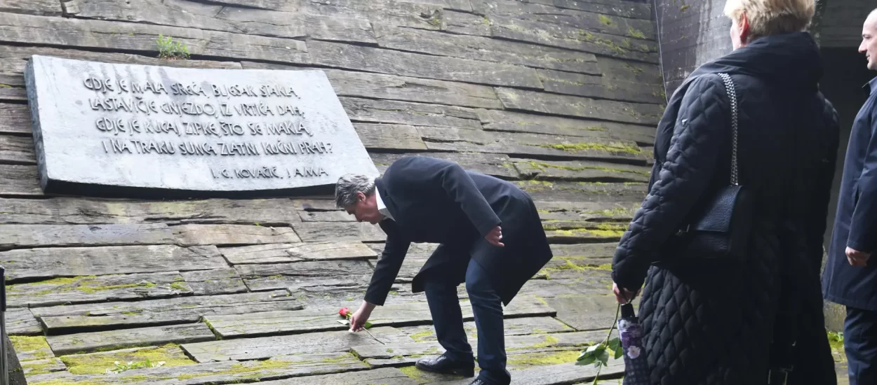 Predsjednik Milanović odao počast žrtvama logora Jasenovac