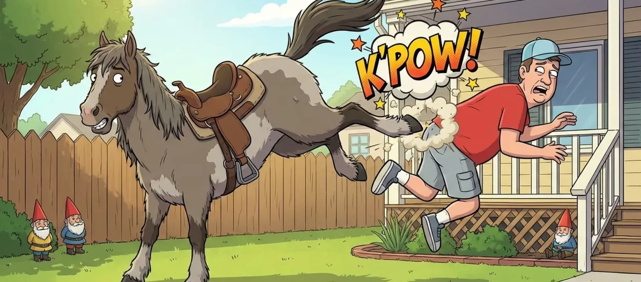 Yippee Ki-Yay konja koji se nije dao zajahati | VIDEO