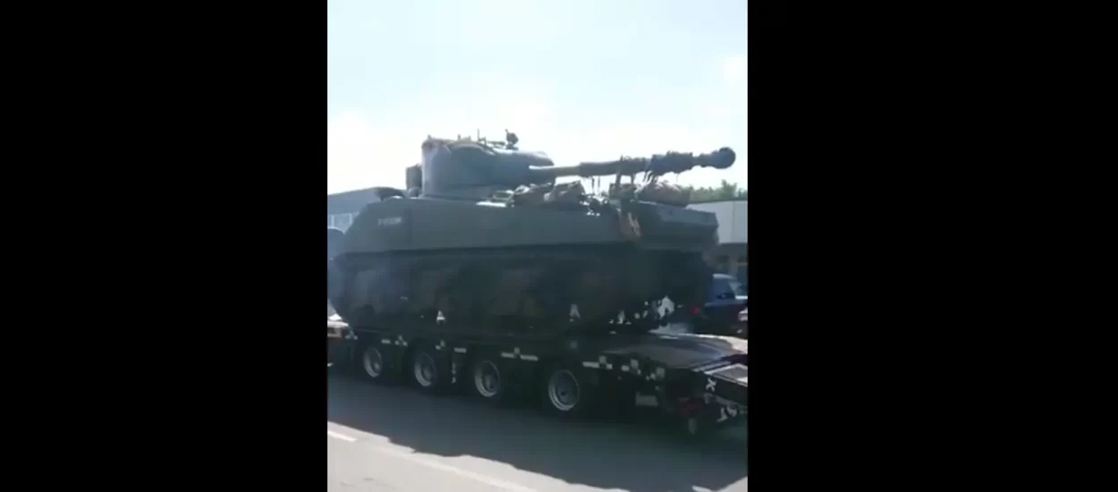 Nizozemski farmeri kupili tenk za blokadu distribucijskih središta! | VIDEO