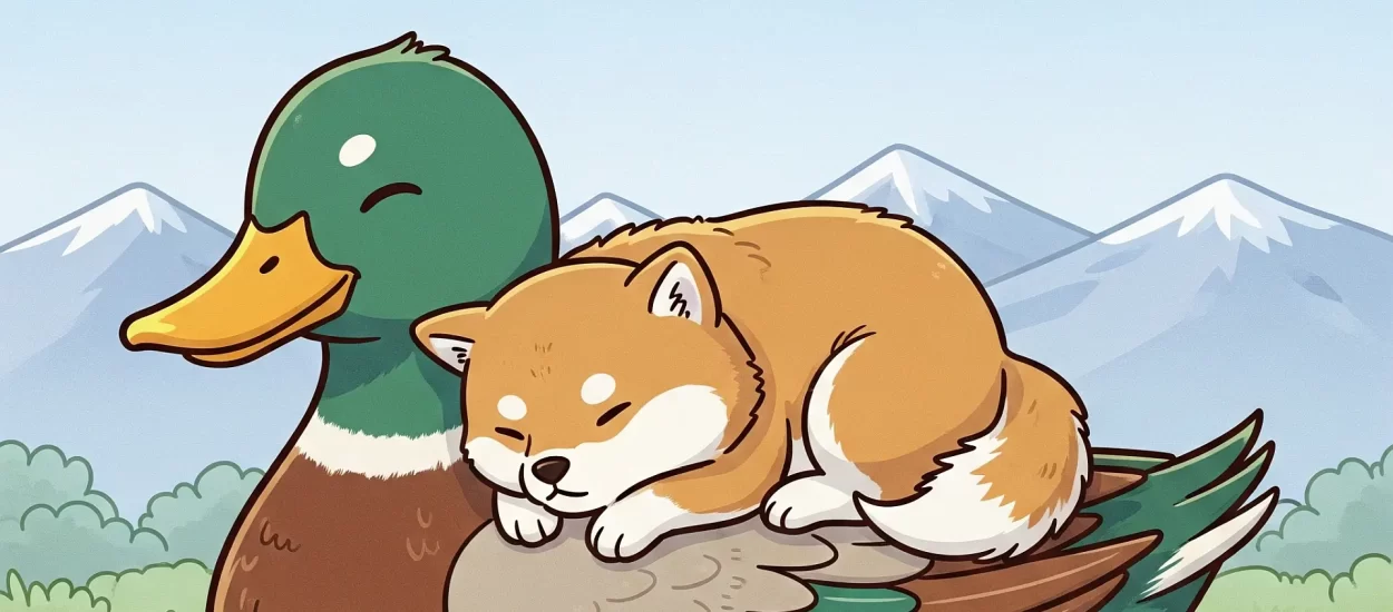 Gniježđenje psića na patki | VIDEO