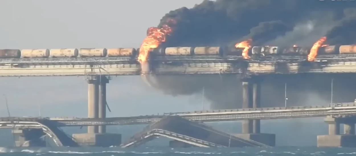 Eksplozija oštetila Krimski most; Danilov: ‘Sretan rođendan, gospodine predsjedniče’