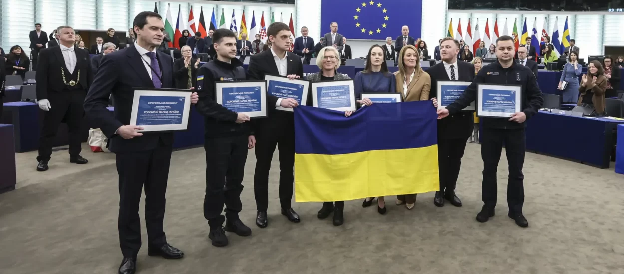 Nagrada Saharov 2022: Parlament odao počast ukrajinskom narodu