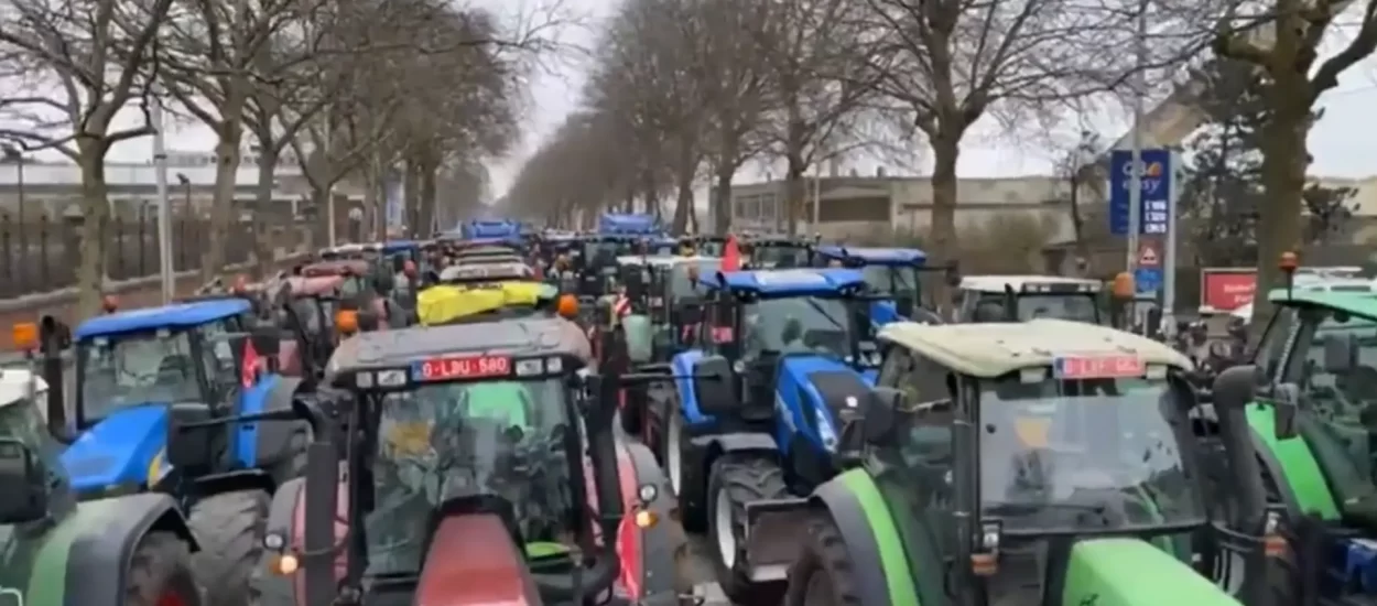 2.700 traktora u Bruxellesu evocira ‘veliku seljačku bunu’ u Nizozemskoj | VIDEO