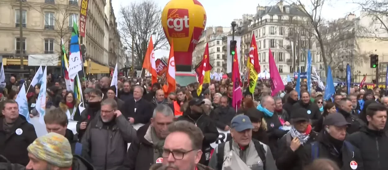 Sedmi dan gorostasne pobune protiv mirovinske reforme u Francuskoj | livestream