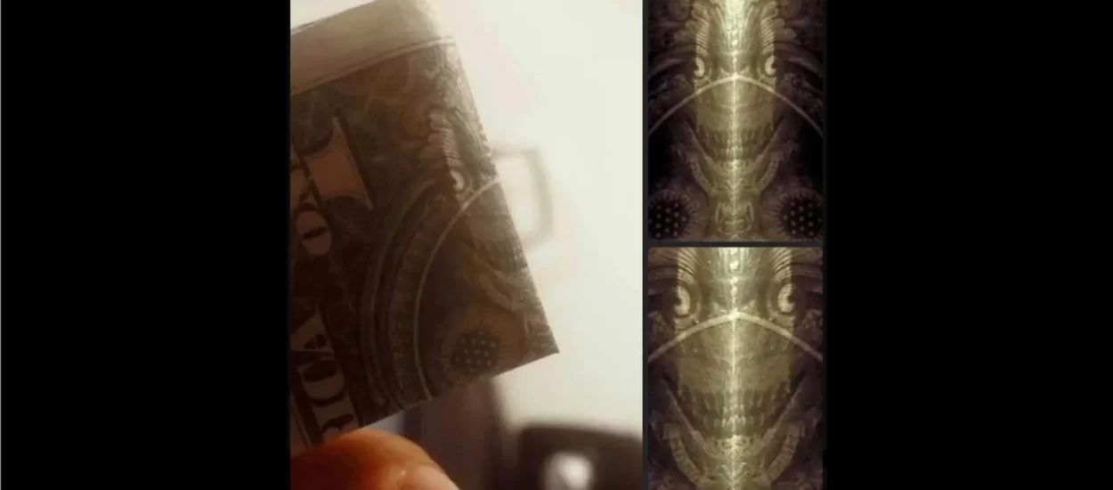 X motri demona na novčanici od jednog dolara