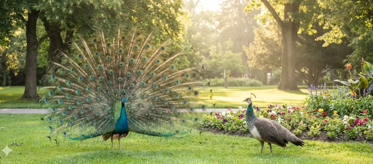 Perje pauna titra 25 puta u sekundi | VIDEO