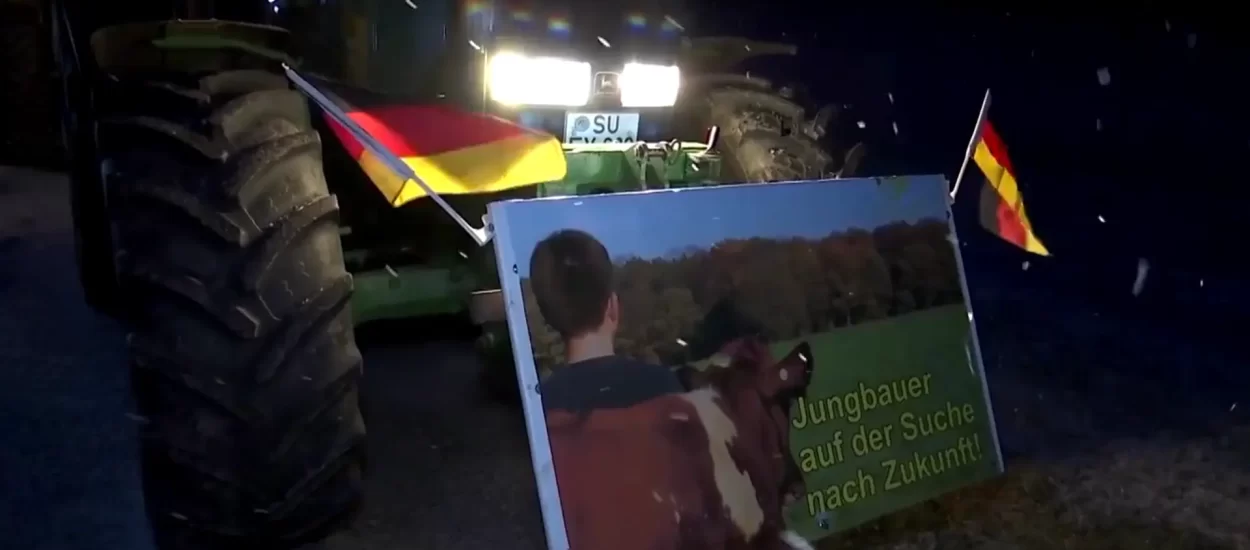 Prema Berlinu se slijeva 3.000 traktora, 2.000 kamiona i 10.000 ljudi | prosvjed poljoprivrednika