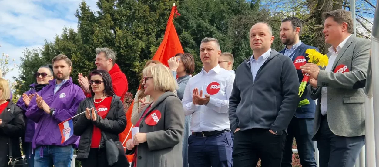 Antolić Vupora evocirala ‘Treću Republiku’ na predizbornom prosvjedu u Varaždinu