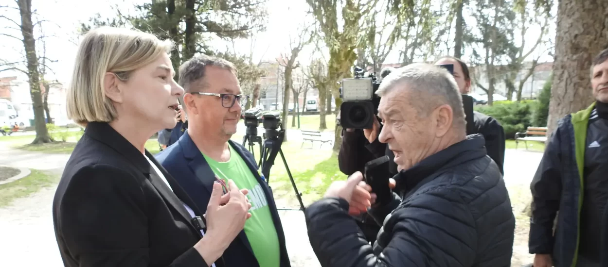 Muškarac u Petrinji prozvao Benčić zbog studiranja, dobio repliku o ‘zlatnoj žlici’ | VIDEO