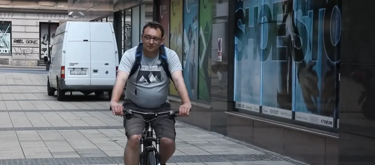 Glavašević se otisnuo u informativno-biciklističku predizbornu kampanju | VIDEO