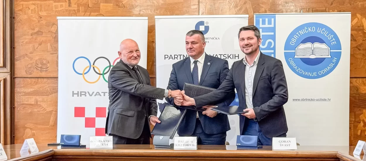 HOK, HOO i Obrtničko učilište potpisali sporazum o poticanju i promicanju sporta i obrtništva