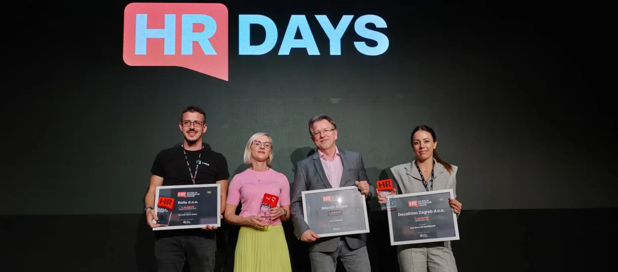 Dodijeljene su nagrade za Najbolje regionalne HR prakse u tri kategorije | HR Days