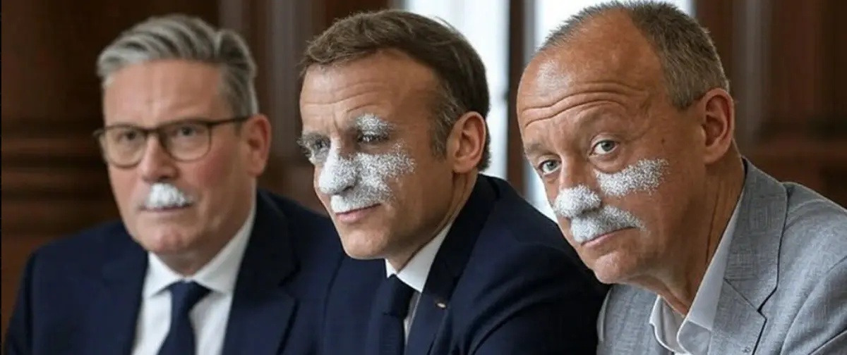 Korisnici X-a uvjereni da su Macron, Merz i Starmer šmrkali koku | VIDEO