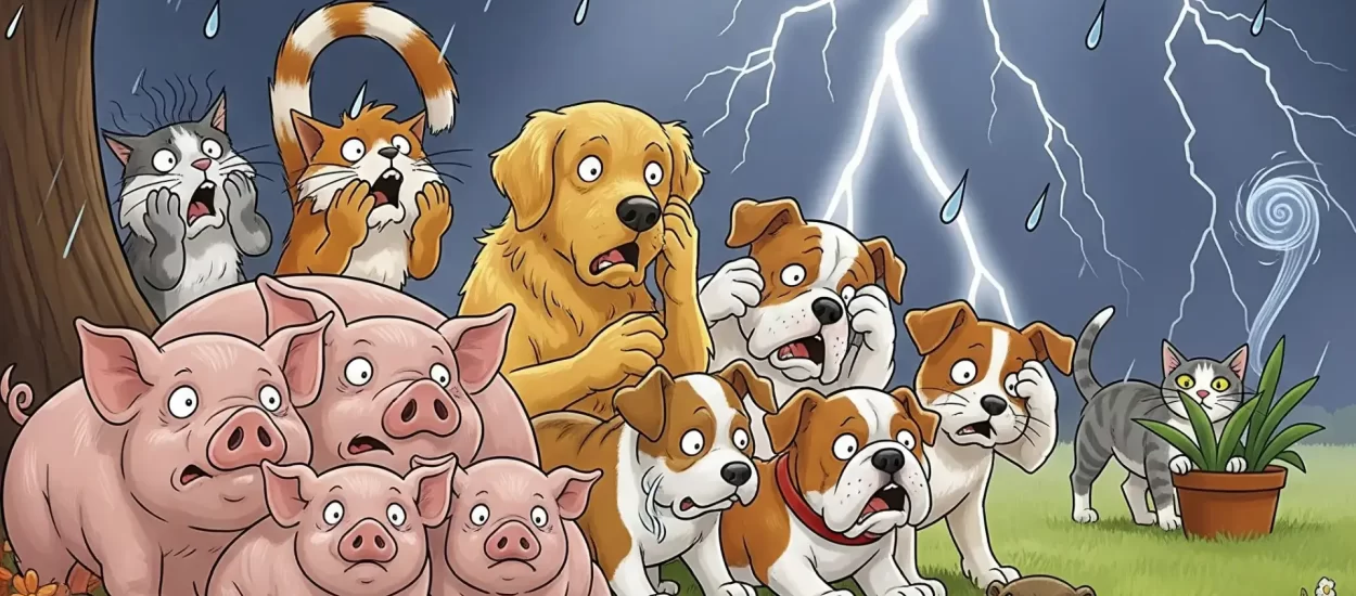 Reakcije životinja na munje i gromove | VIDEO