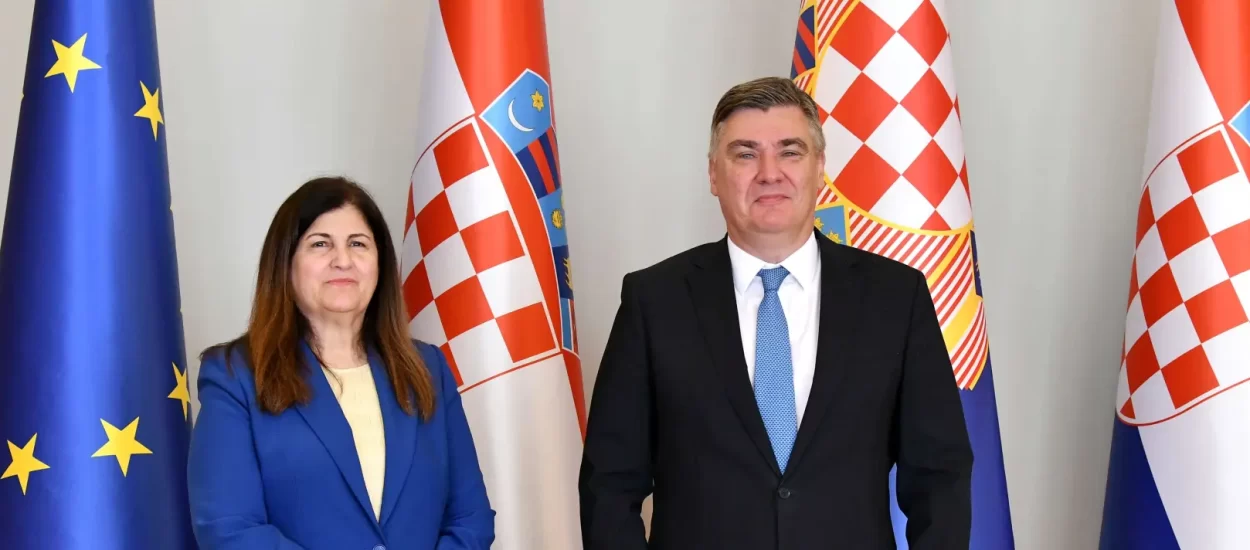 Milanović primio palestinsku ministricu, pozvao Vladu RH da započne postupak priznavanja Palestine